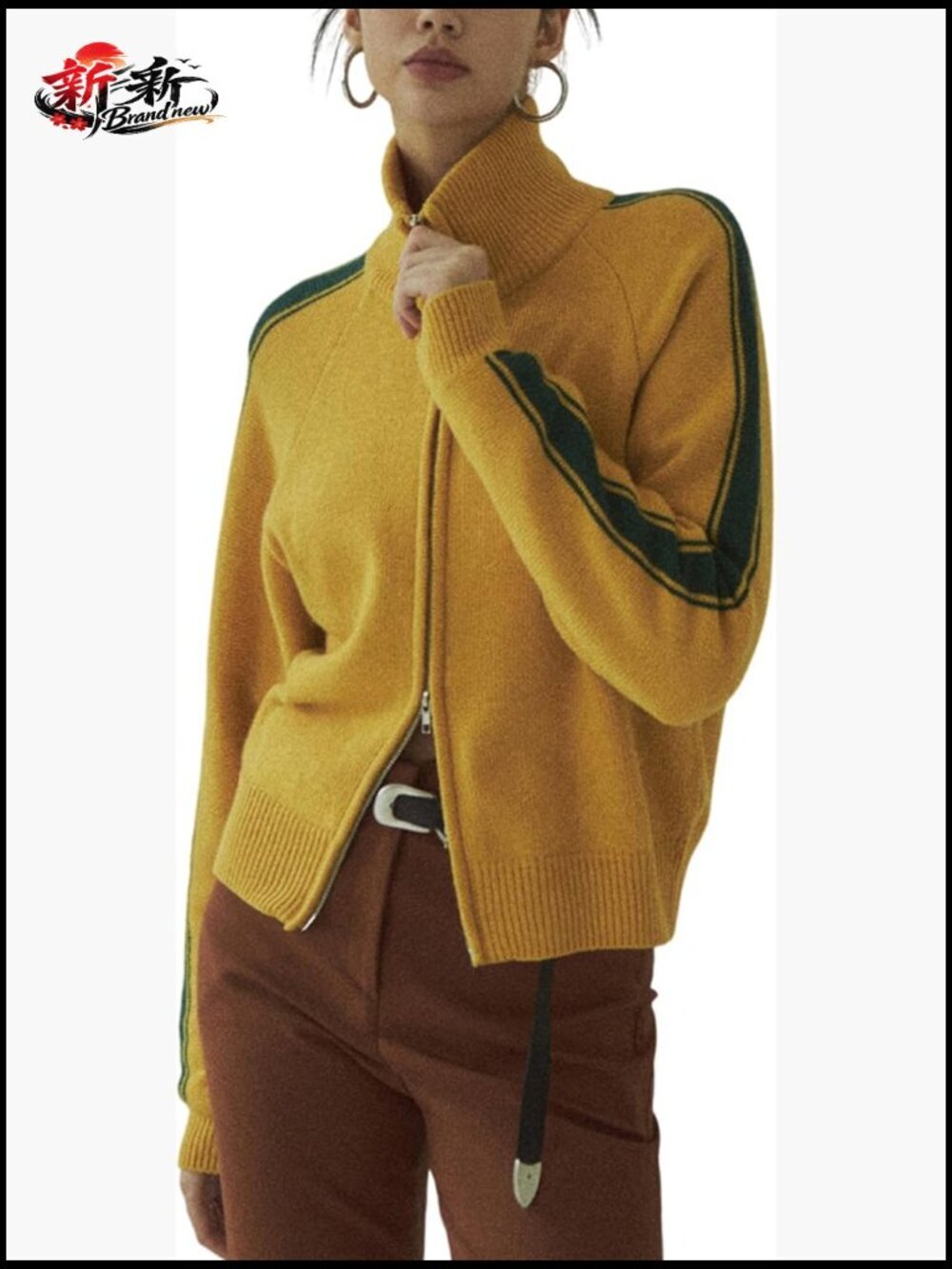 Womens Zip Up Long Sleeve Knit Cardigan Sweater Jacket Open Front Outerwear Coat